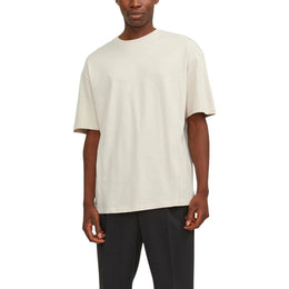 Jack Jones Beige Cotton T-Shirt