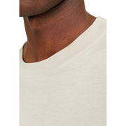 Jack Jones Beige Cotton T-Shirt