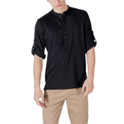 Antony Morato Black Cotton Shortsleeve Shirt