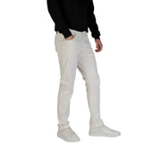 Jack Jones White Cotton Skinny Jeans