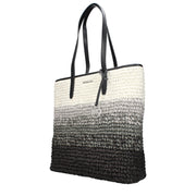 Michael Kors Black Raffia Shoulder Bag