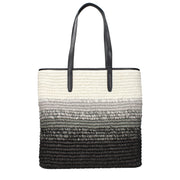 Michael Kors Black Raffia Shoulder Bag