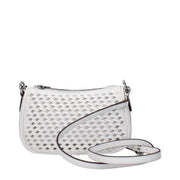 Michael Kors White Leather Handbag