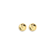 Versace Gold Metal Earrings