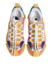 Dolce & Gabbana Multicolor Nylon NS1 Low Top Sneakers Shoes