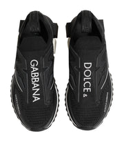 Dolce & Gabbana Black SORRENTO Sport Stretch Sneakers Shoes