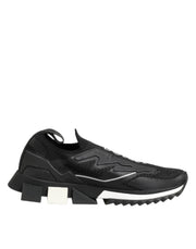 Dolce & Gabbana Black SORRENTO Sport Stretch Sneakers Shoes