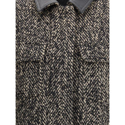 Max Mara Brown Fleece Wool Coat