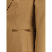 Max Mara Brown Camel Hair  Jackets And Coat