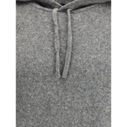 Roberto Collina Gray Cashmere Hoodie