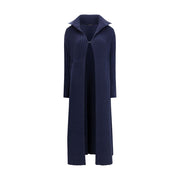 Balenciaga Blue Polyester Full-Length Jacket