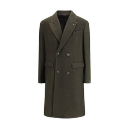Cruna Green Fleece Wool Coat