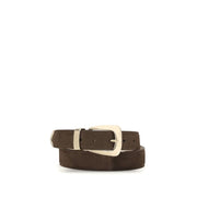 Khaite Brown Calf Leather Bos Taurus Regular Belt