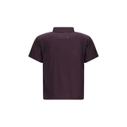 Margiela Purple Viscose Polo Shirt