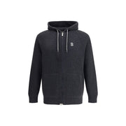 Brunello Cucinelli Black Cashmere Hoodie