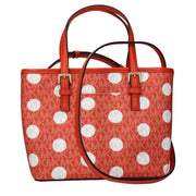 Michael Kors Orange Fabric Handbag