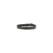 Valentino Garavani Black Calf Leather Bos Taurus Bracelet