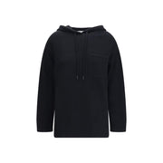 Max Mara Black Wool Hoodie