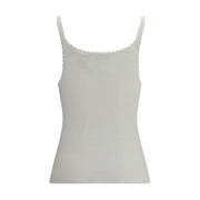 Chloé White Cotton Top