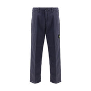 Stone Island Purple Cotton Casual Pants