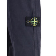 Stone Island Purple Cotton Casual Pants