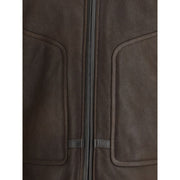 Valstar Brown Calf Leather Bos Taurus Coat