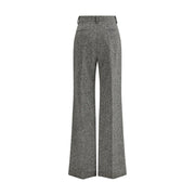 Valentino Gray Wool Casual Pants