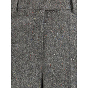 Valentino Gray Wool Casual Pants
