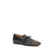 Valentino Garavani Black Goatskin Slip-On Loafers