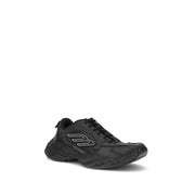 Balenciaga Black Calf Leather Bos Taurus Athletic Sneakers