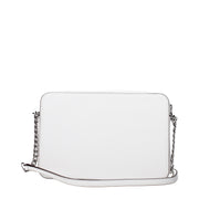 Michael Kors White Leather Crossbody Bag