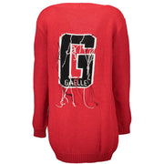Gaelle Paris Red Wool Sweater