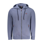 Norway 1963 Blue Cotton Men's Hooded Sweatshirt