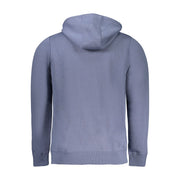 Norway 1963 Blue Cotton Men's Hooded Sweatshirt