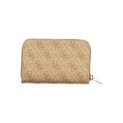 Guess Jeans Beige Polyethylene Wallet
