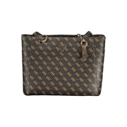 Guess Jeans Brown Polyethylene Handbag