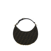 Fendi Brown Fabric Shoulder Bag