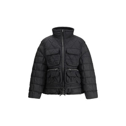 IENKI IENKI Black Nylon Jackets And Coat