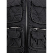 IENKI IENKI Black Nylon Jackets And Coat