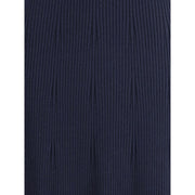 SA SU PHI Blue Cashmere Casual Dress