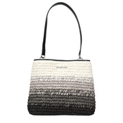 Michael Kors Black Raffia Shoulder Bag