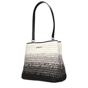 Michael Kors Black Raffia Shoulder Bag