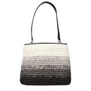 Michael Kors Black Raffia Shoulder Bag