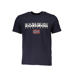 Napapijri Blue Cotton T-Shirt