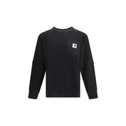 Sacai Black Cotton T-Shirt