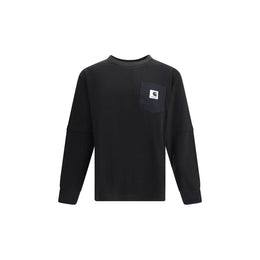 Sacai Black Cotton T-Shirt