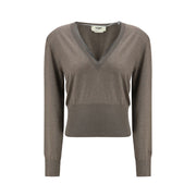 Fendi Brown Cashmere Cashmere Sweater