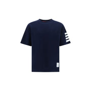 Thom Browne Blue Cotton T-Shirt
