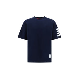 Thom Browne Blue Cotton T-Shirt
