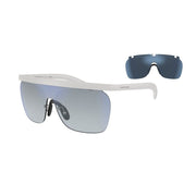 Giorgio Armani White Acetate Sunglasses